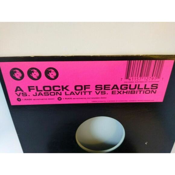 A Flock Of Seagulls I Ran vs Jason Lavitt VS Exhibition Vinyl 12" Record Scarce - Picture 2 of 4